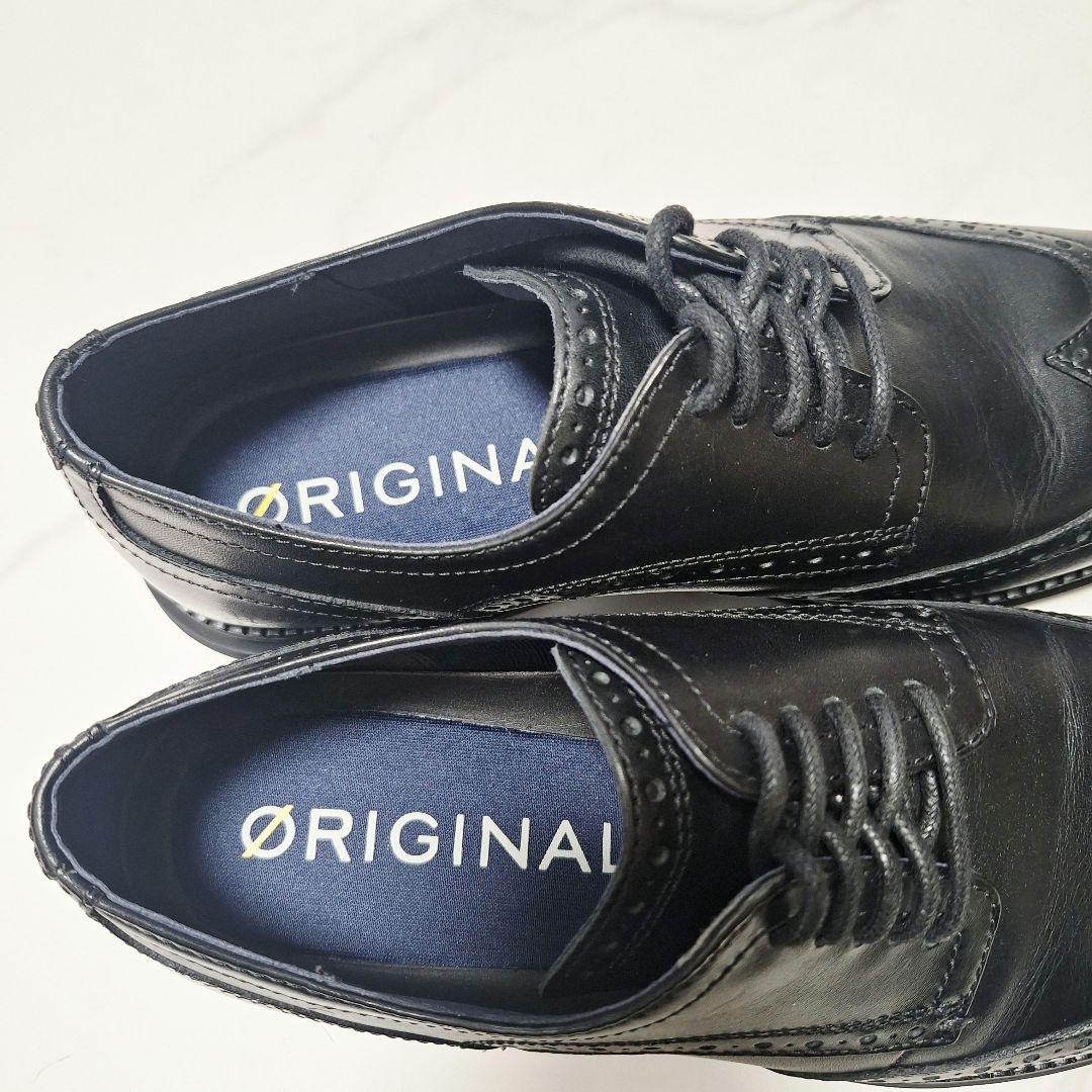 【美品】 コールハーン オリジナルグランド 25.5 ウイングチップ ブラック