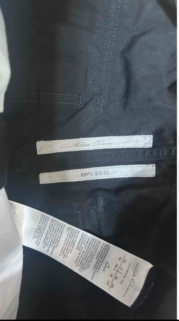 パンツ rick owens 23ss cargo bela