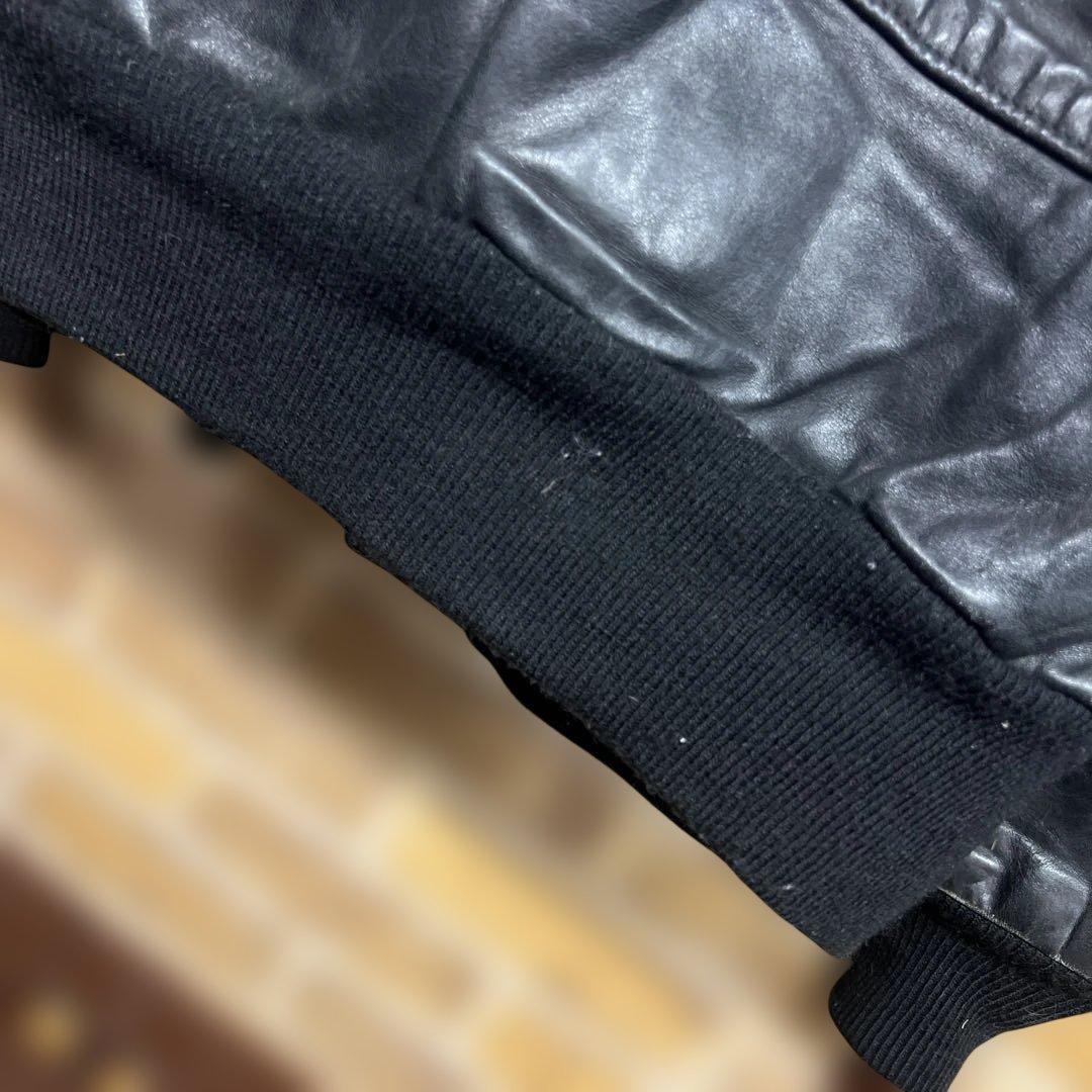 K*）様 Schott G-1 黒 レザー フライトジャケット