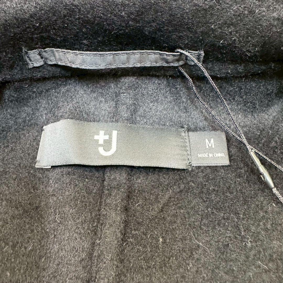 新品タグ付✨ ユニクロ ＋J カシミヤブレンド ラップロングコート M ブラック