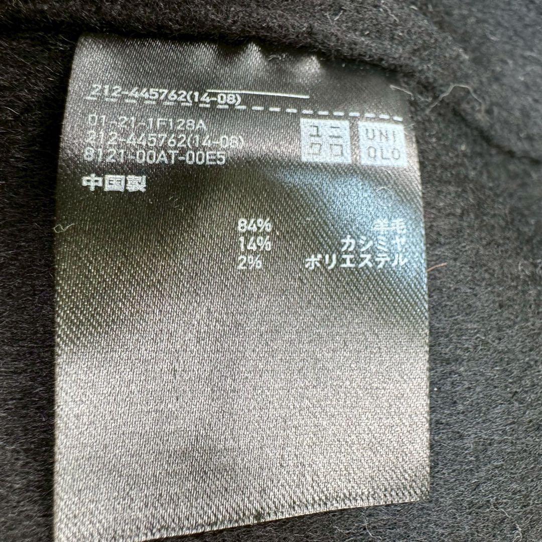 新品タグ付✨ ユニクロ ＋J カシミヤブレンド ラップロングコート M ブラック