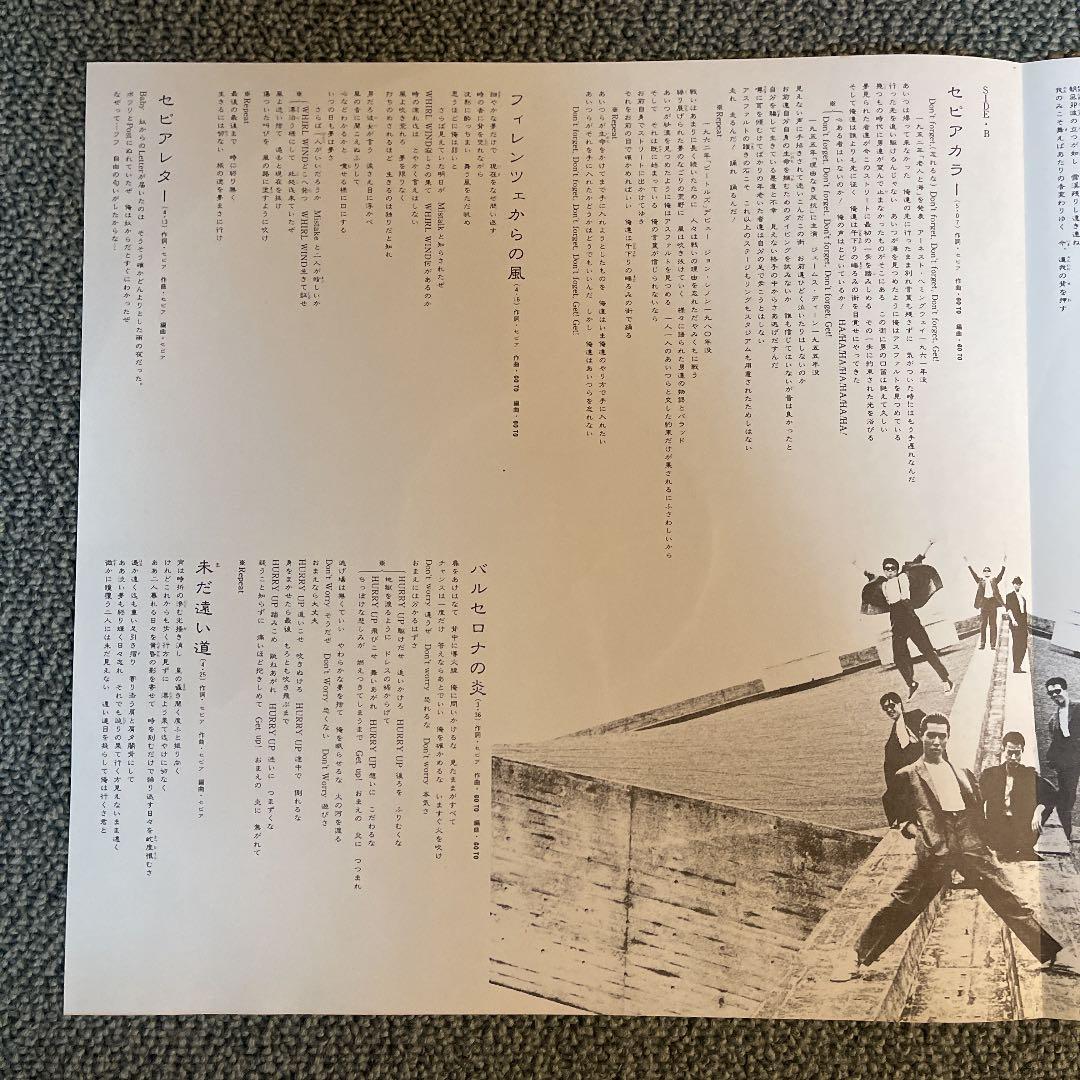 一世風靡セピア　LPレコード