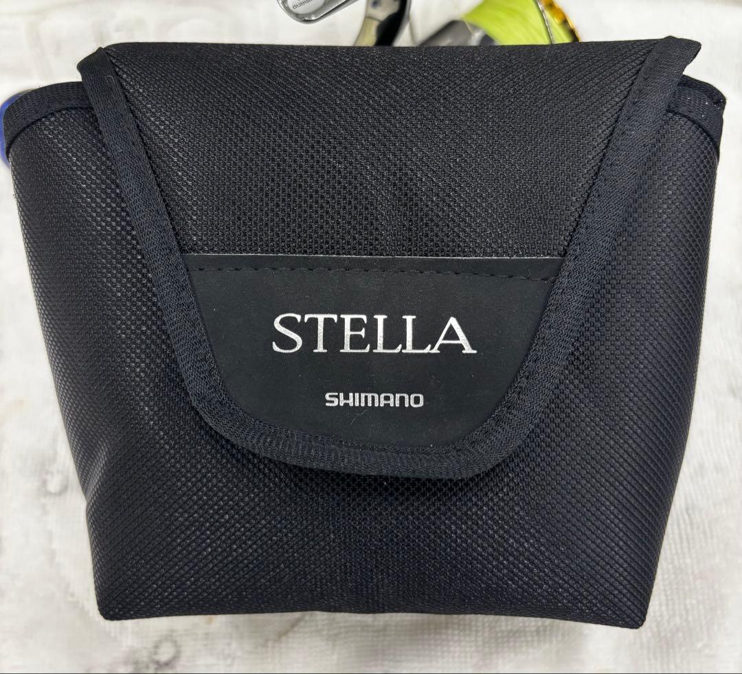 【極美品】シマノ 18ステラ 4000XG 夢屋ハンドルノブ・リールスタンド付