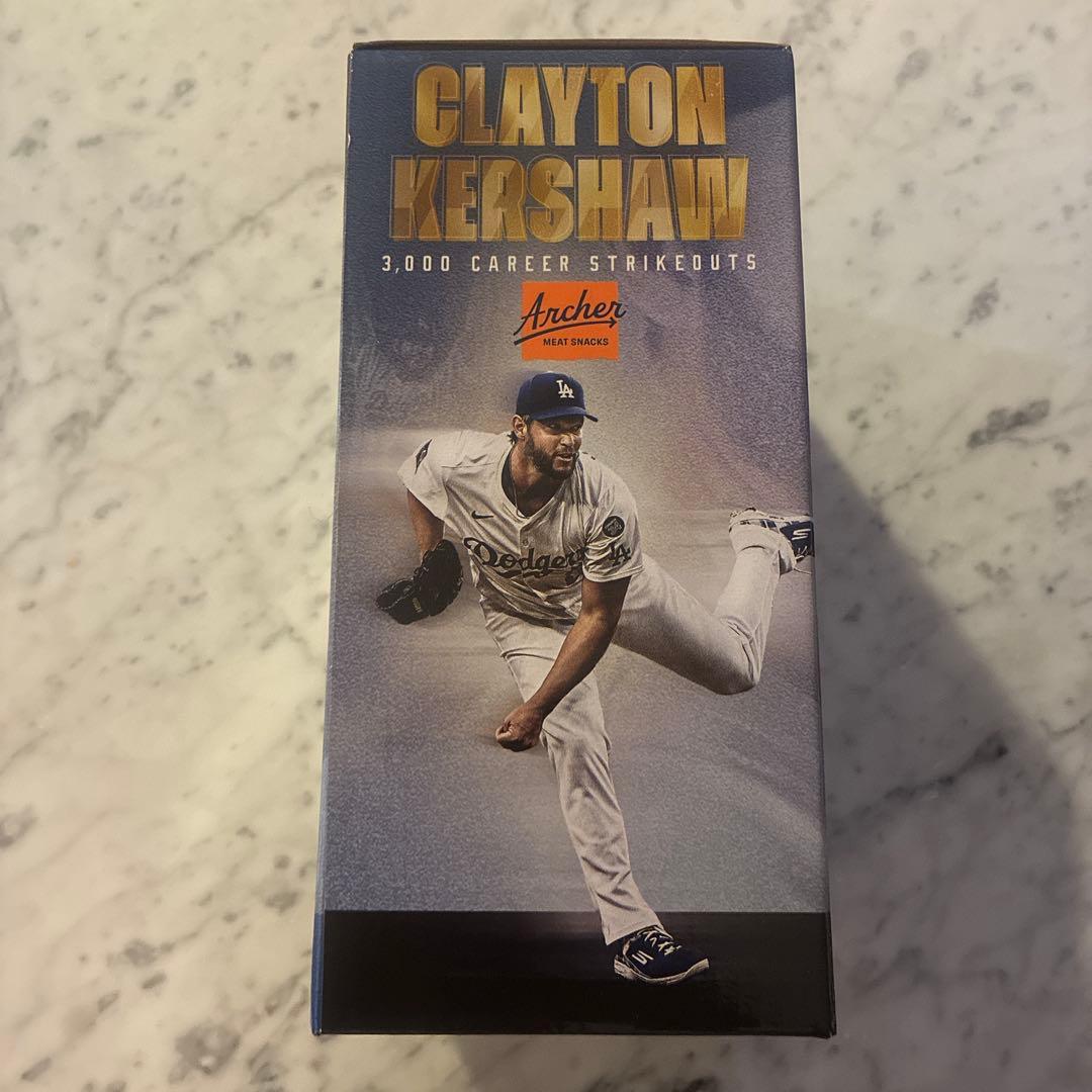 カーショー　ボブルヘッド　ドジャース　3000奪三振 来場者限定 カーショウ