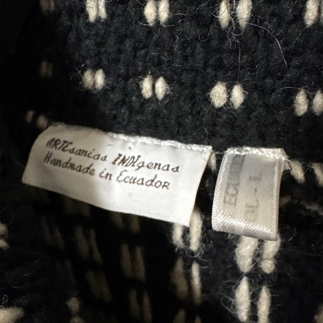 ARTESANIAS INDIGENAS エクアドルニット　バーズアイ
