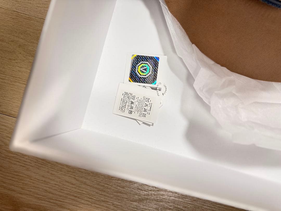 CISVIM ベージュ フェルトハット ブルーリボン