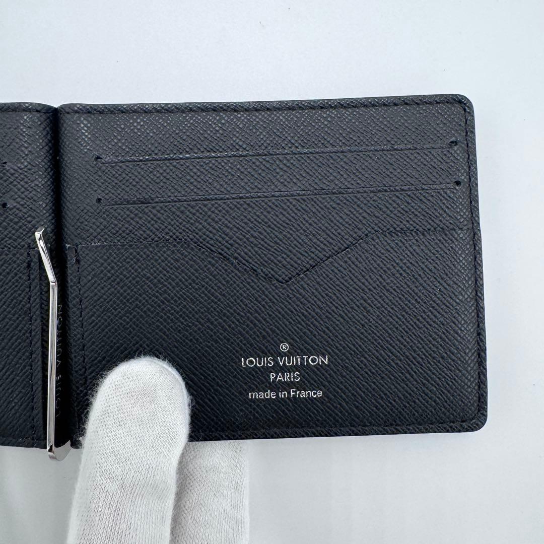 【超美品】ヴィトン タイガ ポルトフォイユ パンス マネークリップ M62978