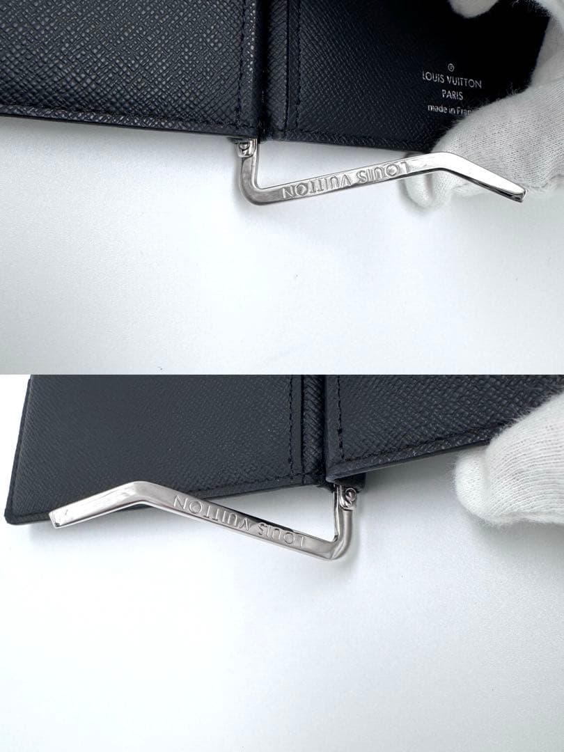 【超美品】ヴィトン タイガ ポルトフォイユ パンス マネークリップ M62978