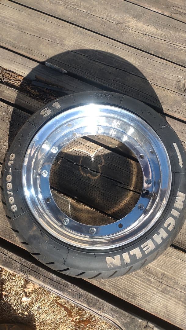 ケップスピード3.5j ミシュランS1 80/90-10 モンキー シャリー