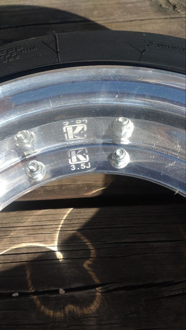 ケップスピード3.5j ミシュランS1 80/90-10 モンキー シャリー