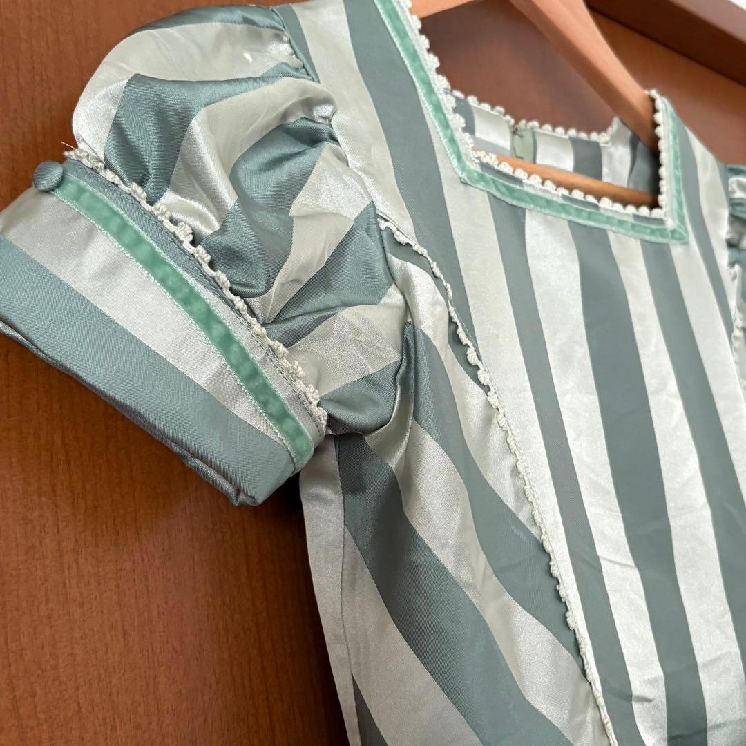 シャーリーテンプル　140 フォーマル　ドレス　グリーン　上品　発表会　アナ雪