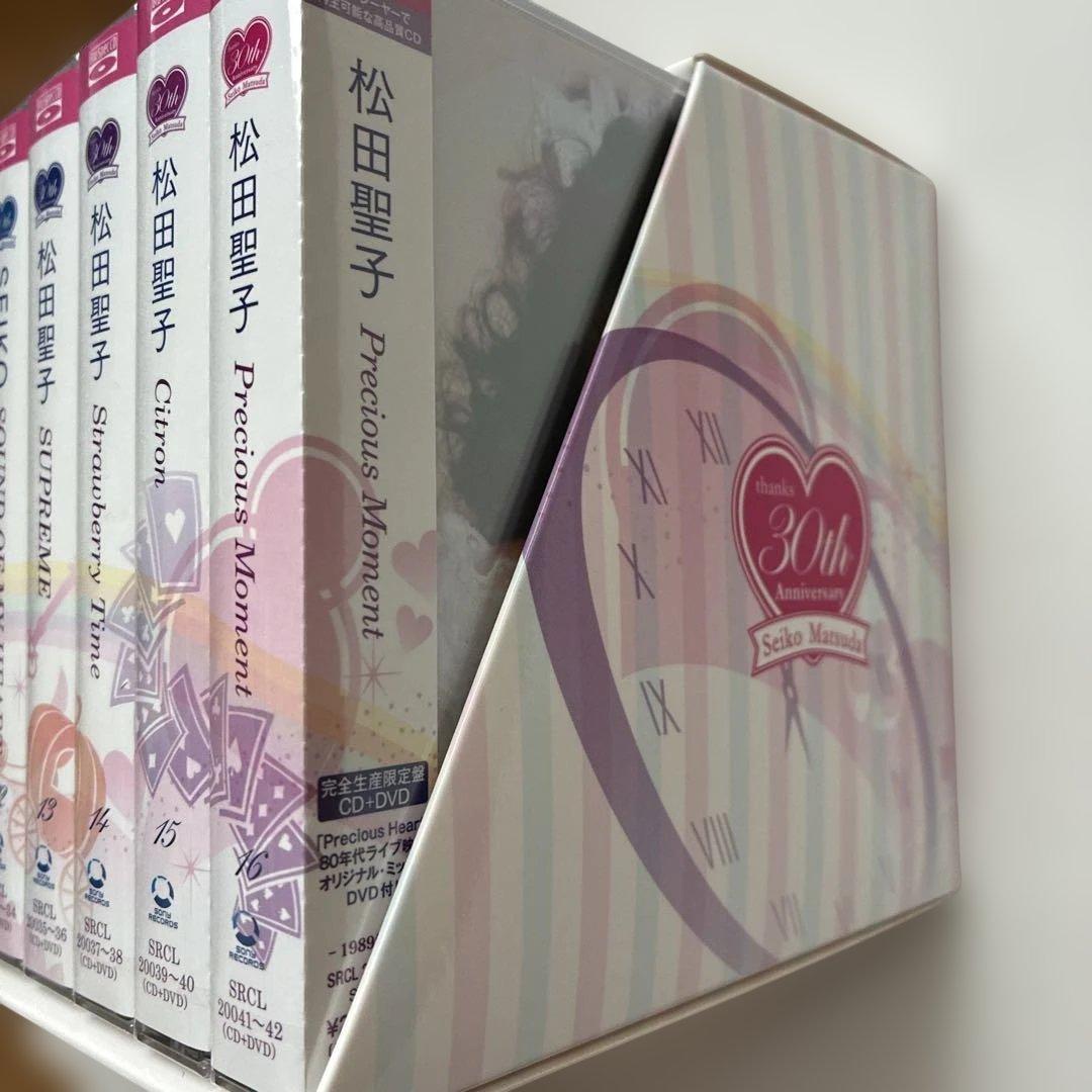 松田聖子/30周年記念企画・完全生産限定盤/16タイトルコンプリート品　dvd付