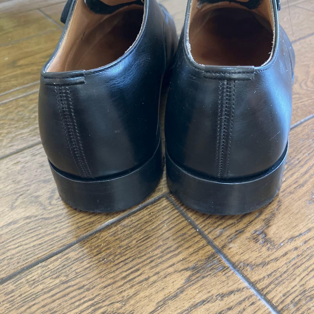 Church's黒 レザードレスシューズ ストレートチップ