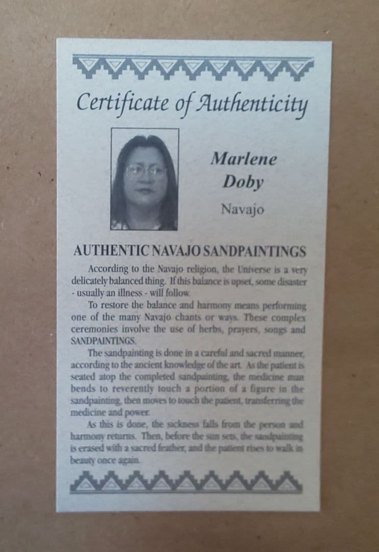 ネイティブアメリカン★サンドペイント