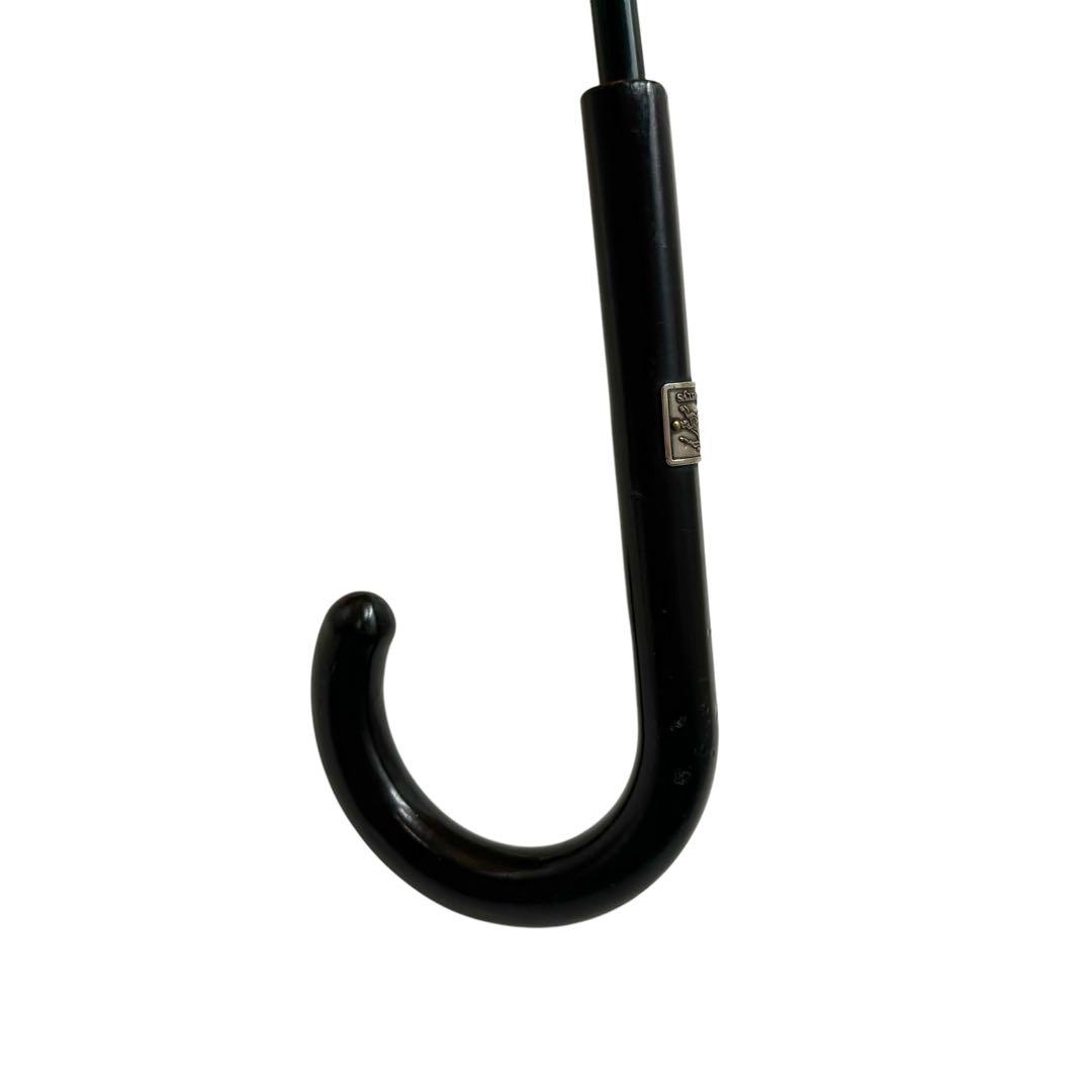 良品 BURBERRY バーバリー 長傘 ノバチェック ロゴプレート 雨傘