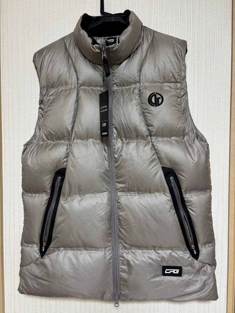 CPG GOLF グレー ダウンベスト　XL