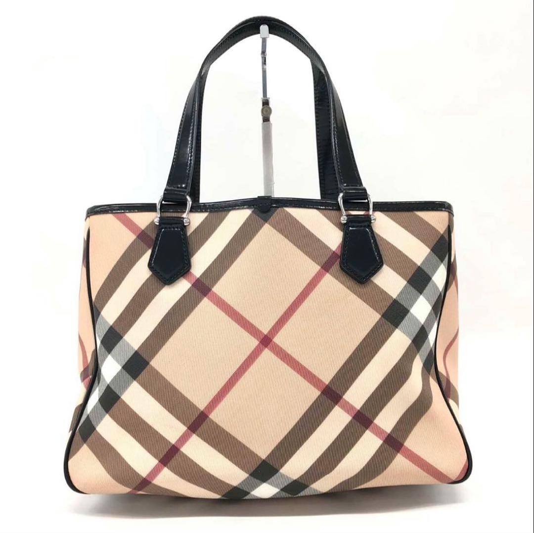 【美品】専用BURBERRY バーバリー　トートバッグ　ノバチェック　PVC