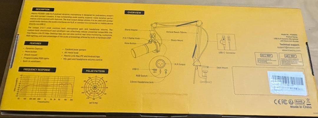 Maono PD200X ゲーミングマイク