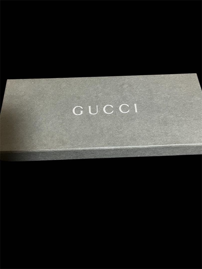 美品　GUCCI レザー手袋 ブラック 箱あり　サイズ6 1/2