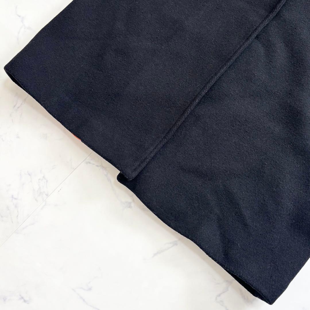 ZARA マッチングボンバーコート MA-1 ベルト マキシ丈 ブラック S