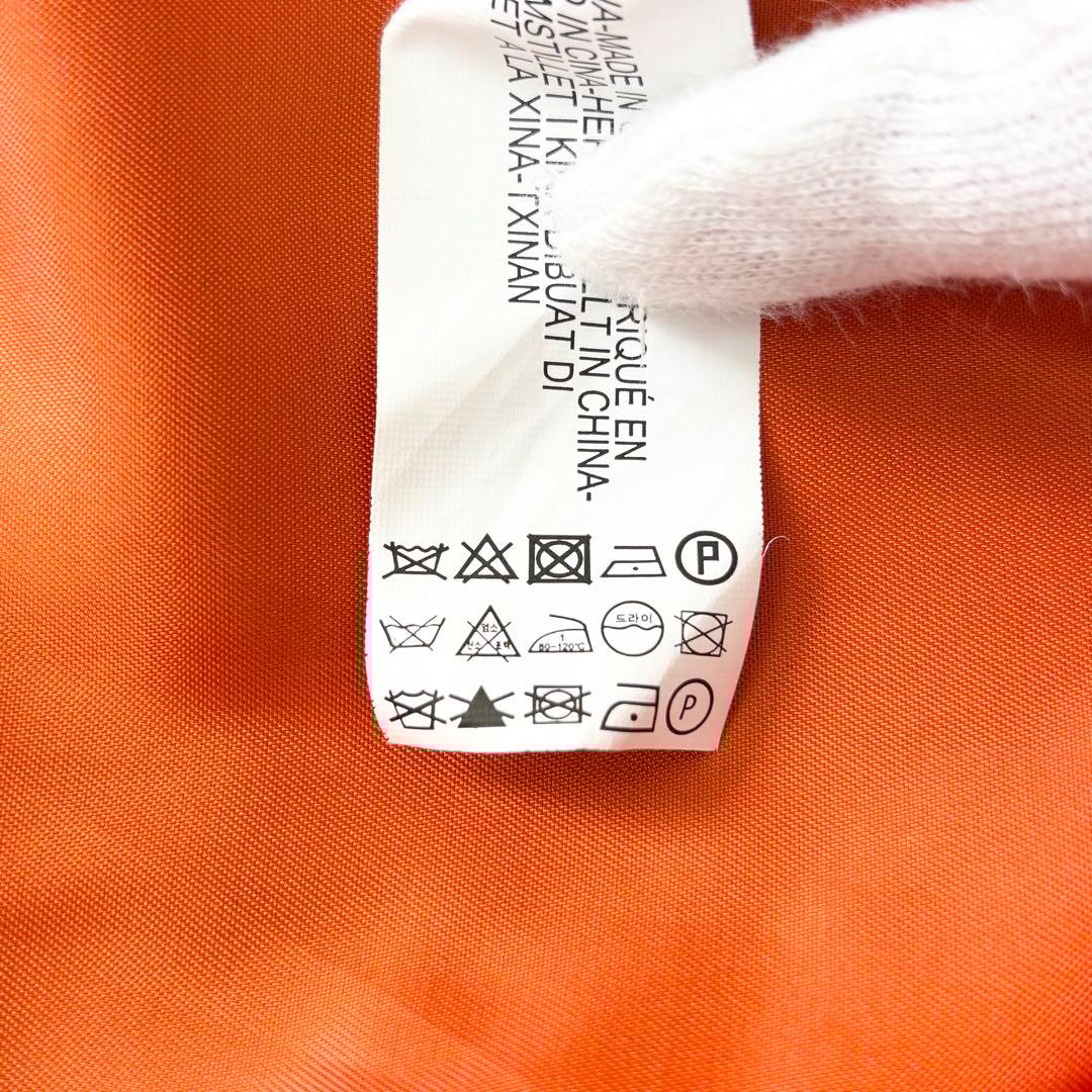 ZARA マッチングボンバーコート MA-1 ベルト マキシ丈 ブラック S