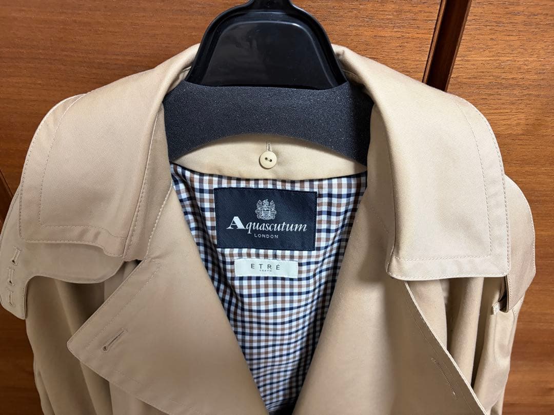 アクアスキュータム ETRE TOKYO コラボ トレンチコート