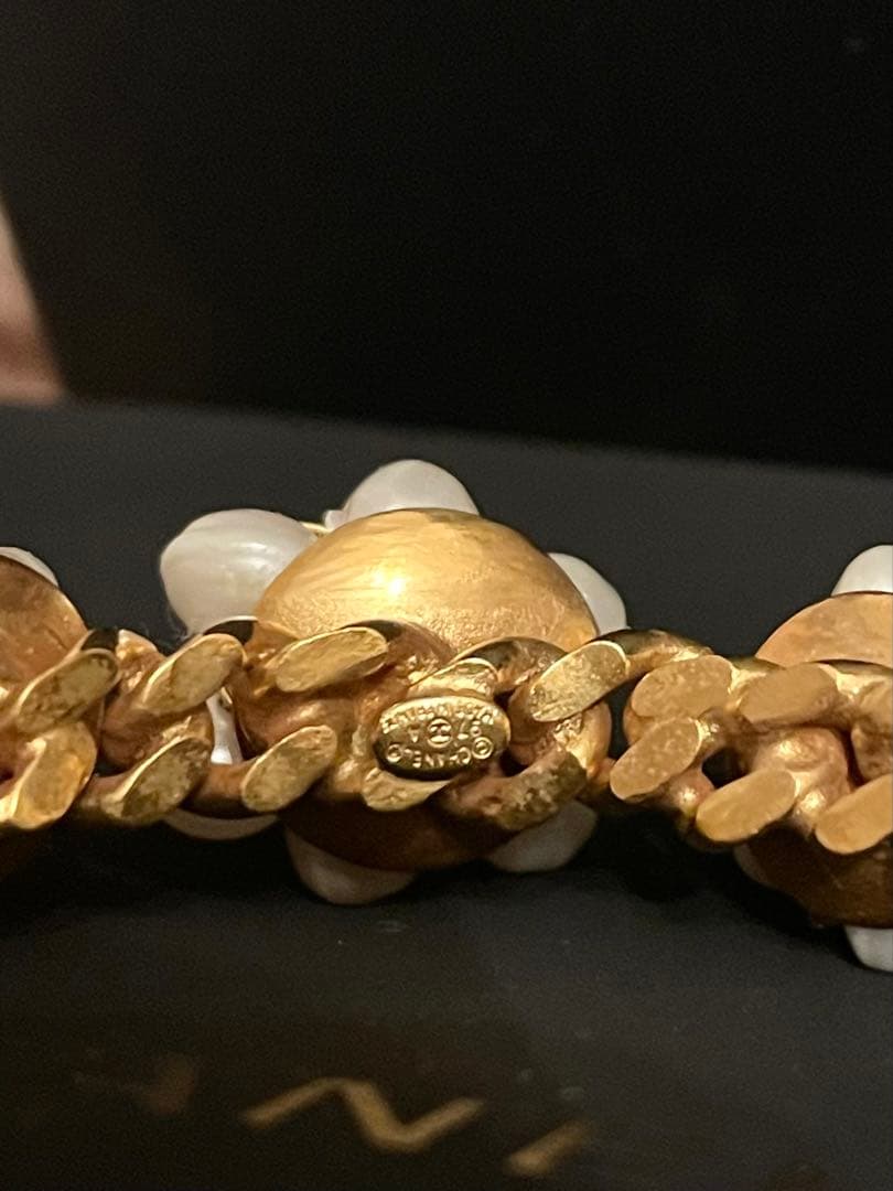 【VINTAGE CHANEL/シャネル】パールバングル