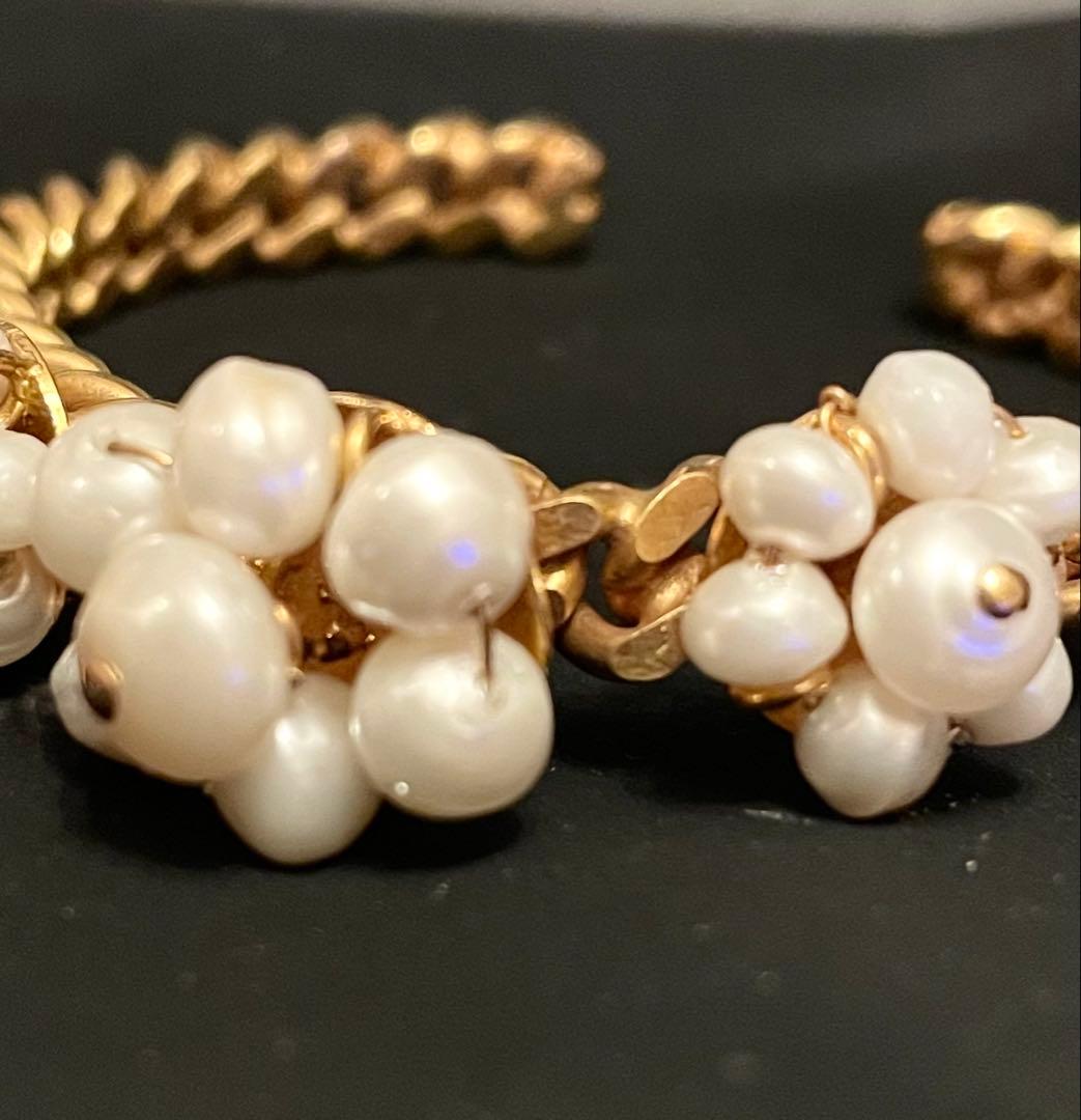 【VINTAGE CHANEL/シャネル】パールバングル