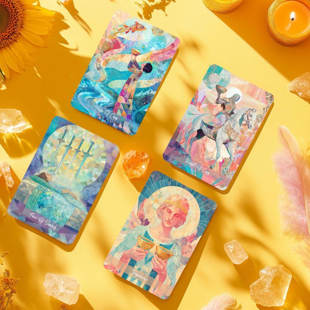 【正規品タロットカード】希少レア✨鮮やかな色彩のカーニバルを描いた超美麗デッキ