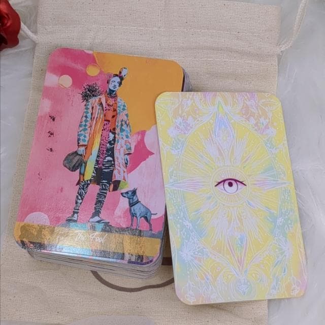 【正規品タロットカード】希少レア✨鮮やかな色彩のカーニバルを描いた超美麗デッキ