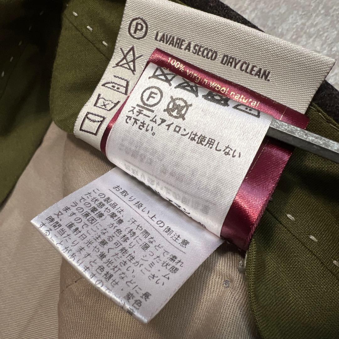 SPIRIT BERWICH カノニコウールフランネル スラックス ブラウン46