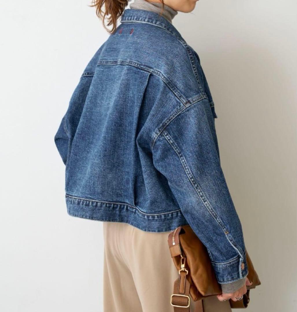 【完売品】スピックアンドスパン　RED CARD別注　デニムジャケット　紺　S