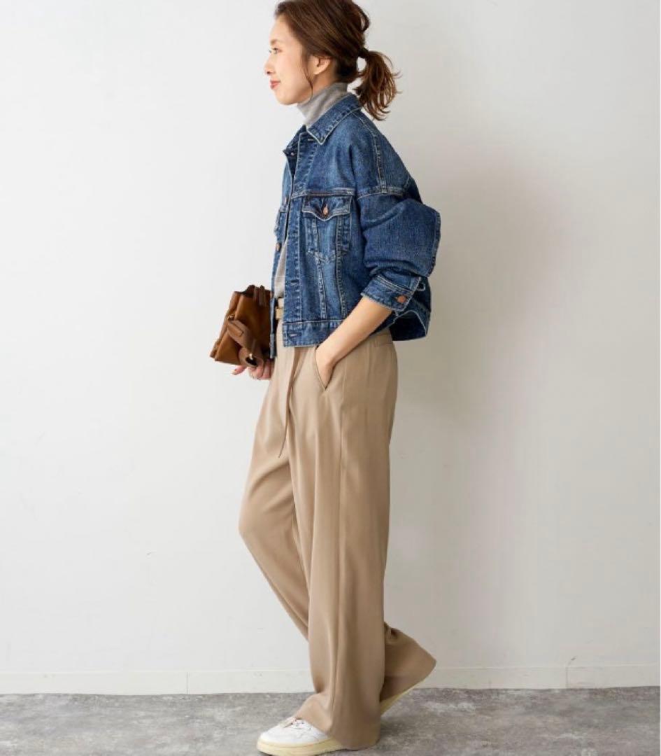 【完売品】スピックアンドスパン　RED CARD別注　デニムジャケット　紺　S