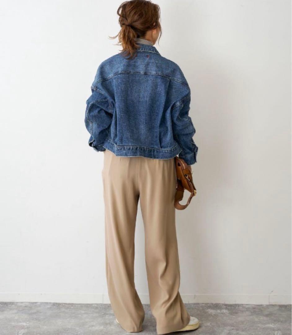 【完売品】スピックアンドスパン　RED CARD別注　デニムジャケット　紺　S