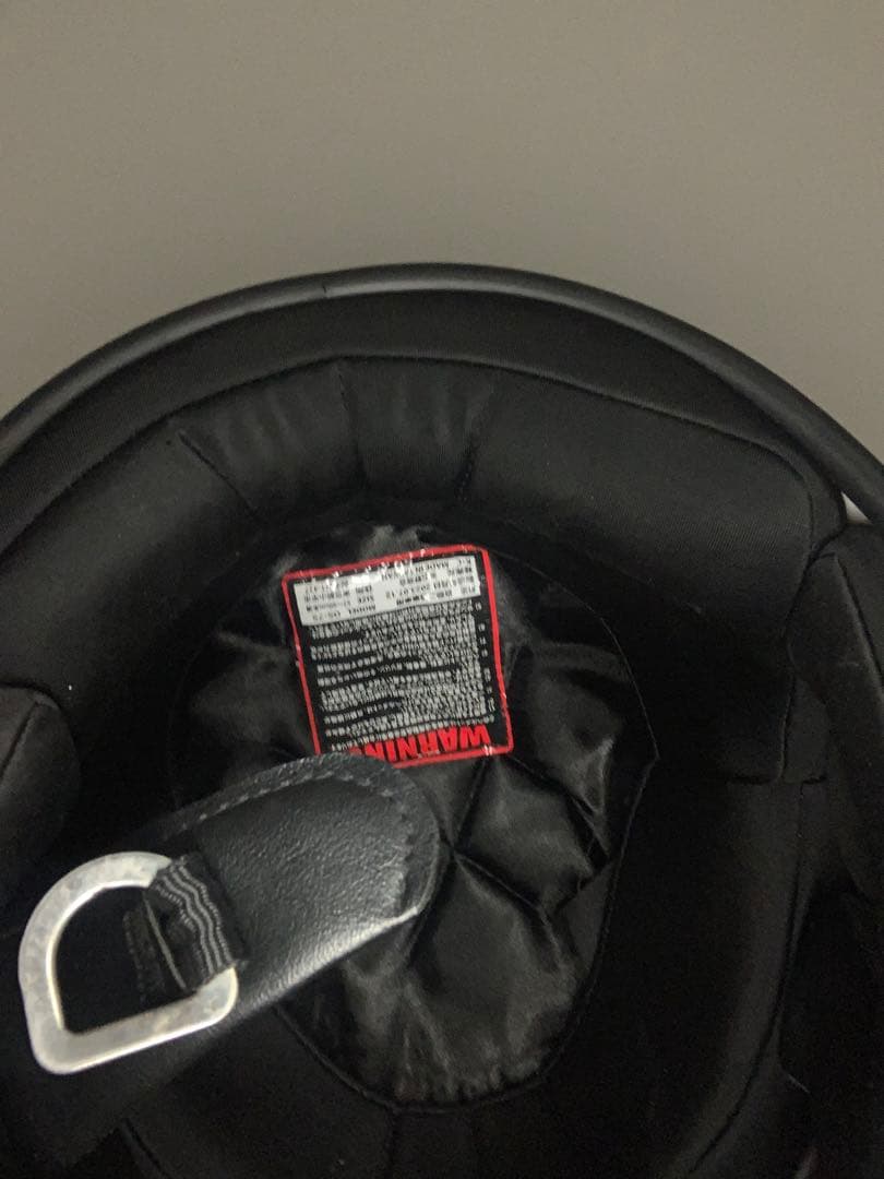 族ヘル　ホワイト　フルフェイス　バイク　ヘルメット　Mサイズ　インカム付き