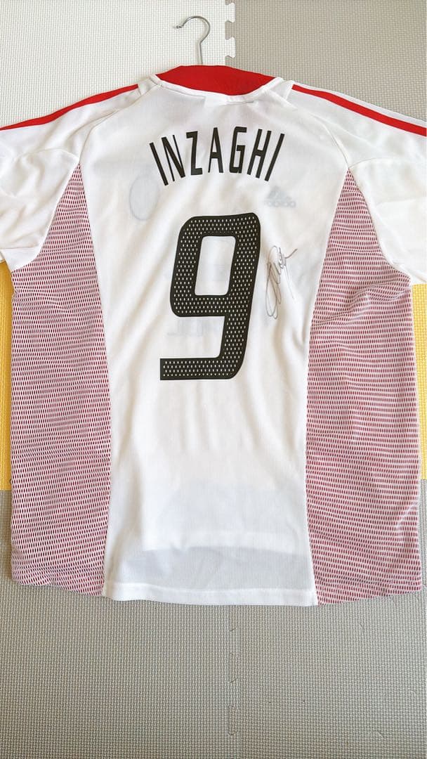 ACミラン INZAGHI 9番 サイン入りシャツ