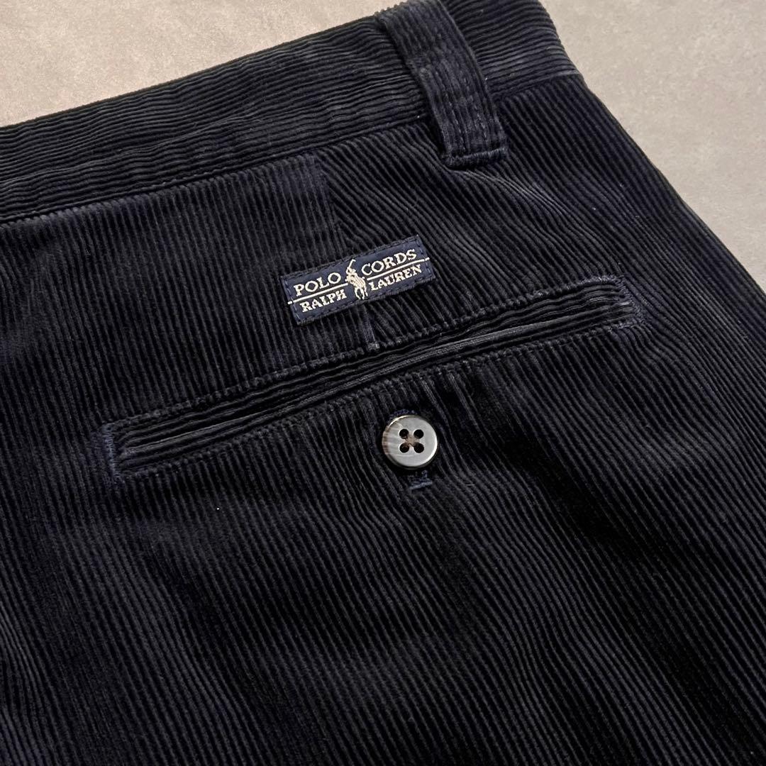 パンツ Ralph Lauren 90s BLACK corduroy pants