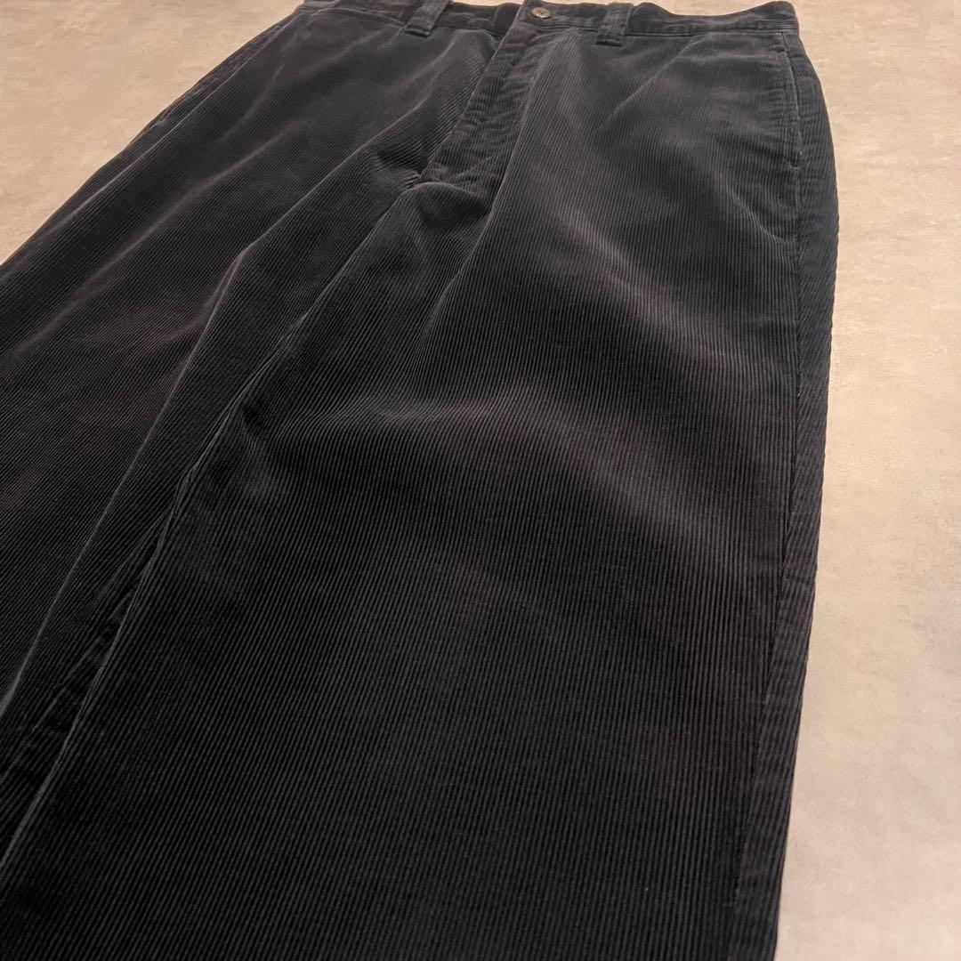 パンツ Ralph Lauren 90s BLACK corduroy pants