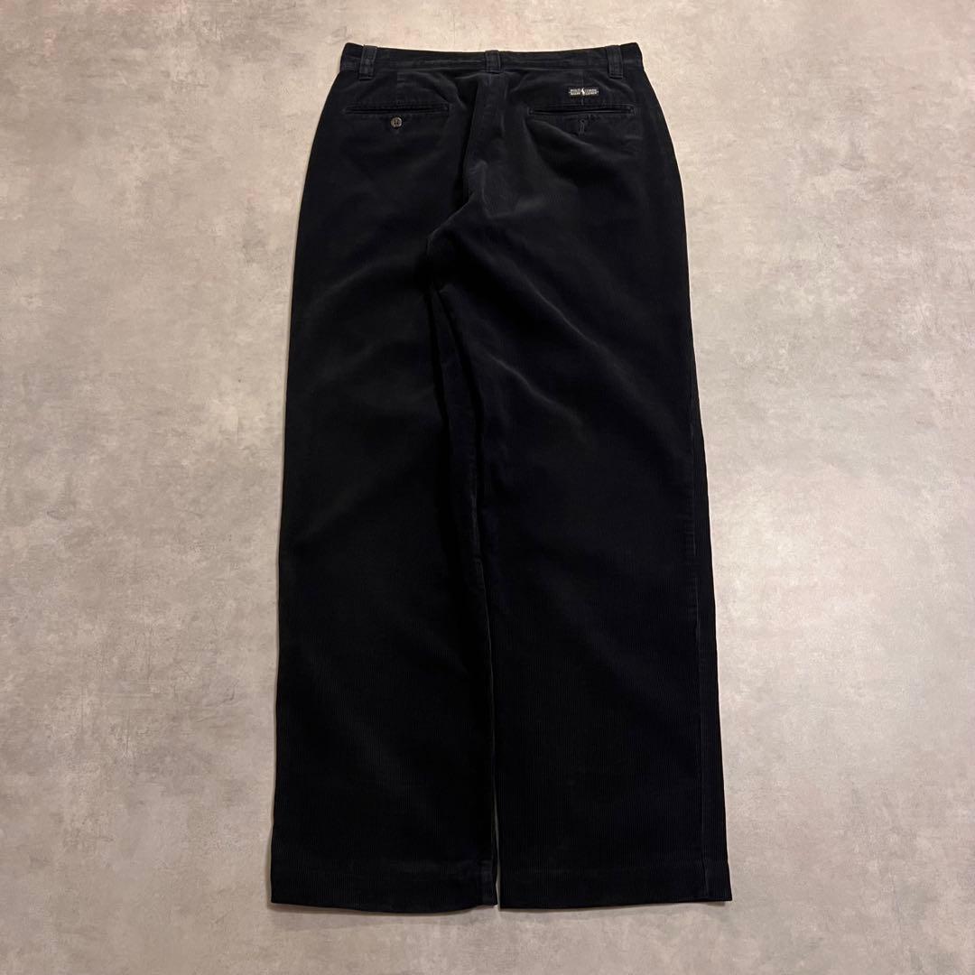 パンツ Ralph Lauren 90s BLACK corduroy pants