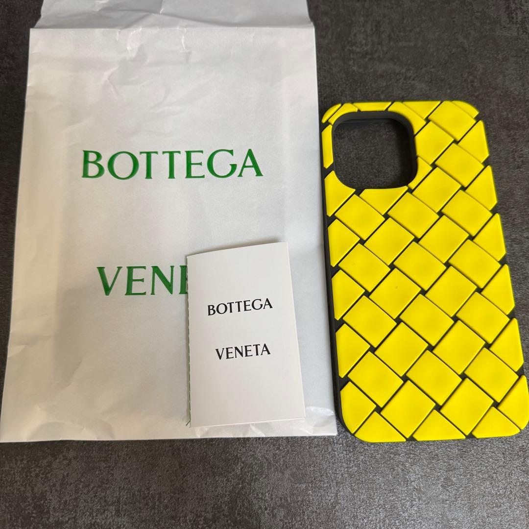 iPhone14 pro max ケース ボッテガ イエロー ブラック 黒 黄色