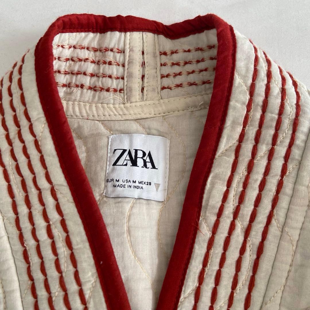 完売品✨ZARA ザラ 刺繍 フォークロア キルティング ジャケット 羽織り