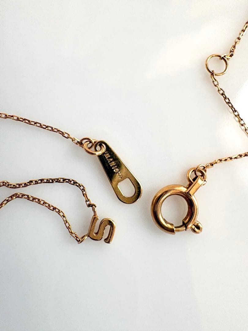 MANISTA K10イニシャルネックレス　S