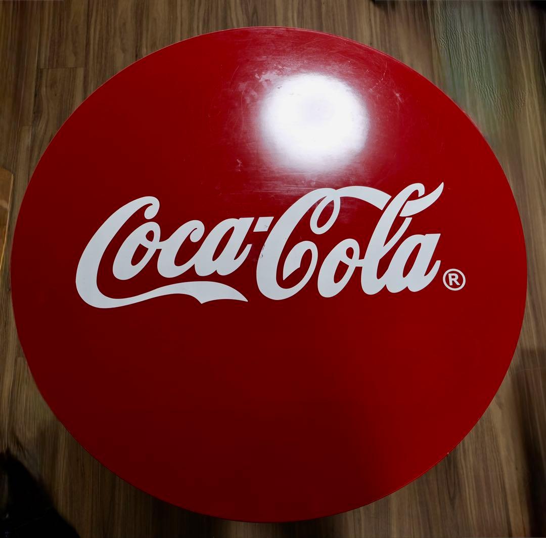 【引取り可能】Coca-Cola 円形テーブル