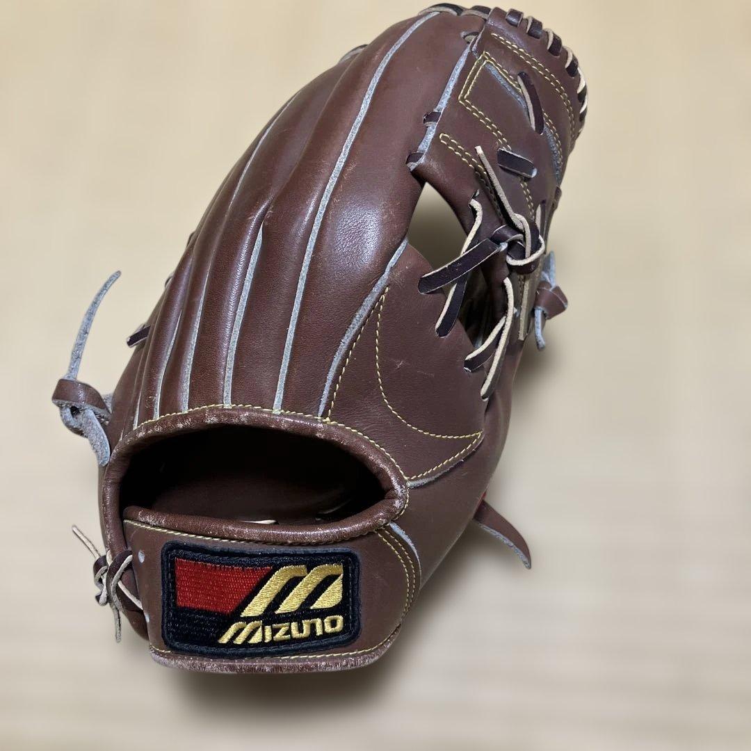大人用　ミズノ 信義作 オーダー 希少 Mizuno 軟式グローブ　右投げ用