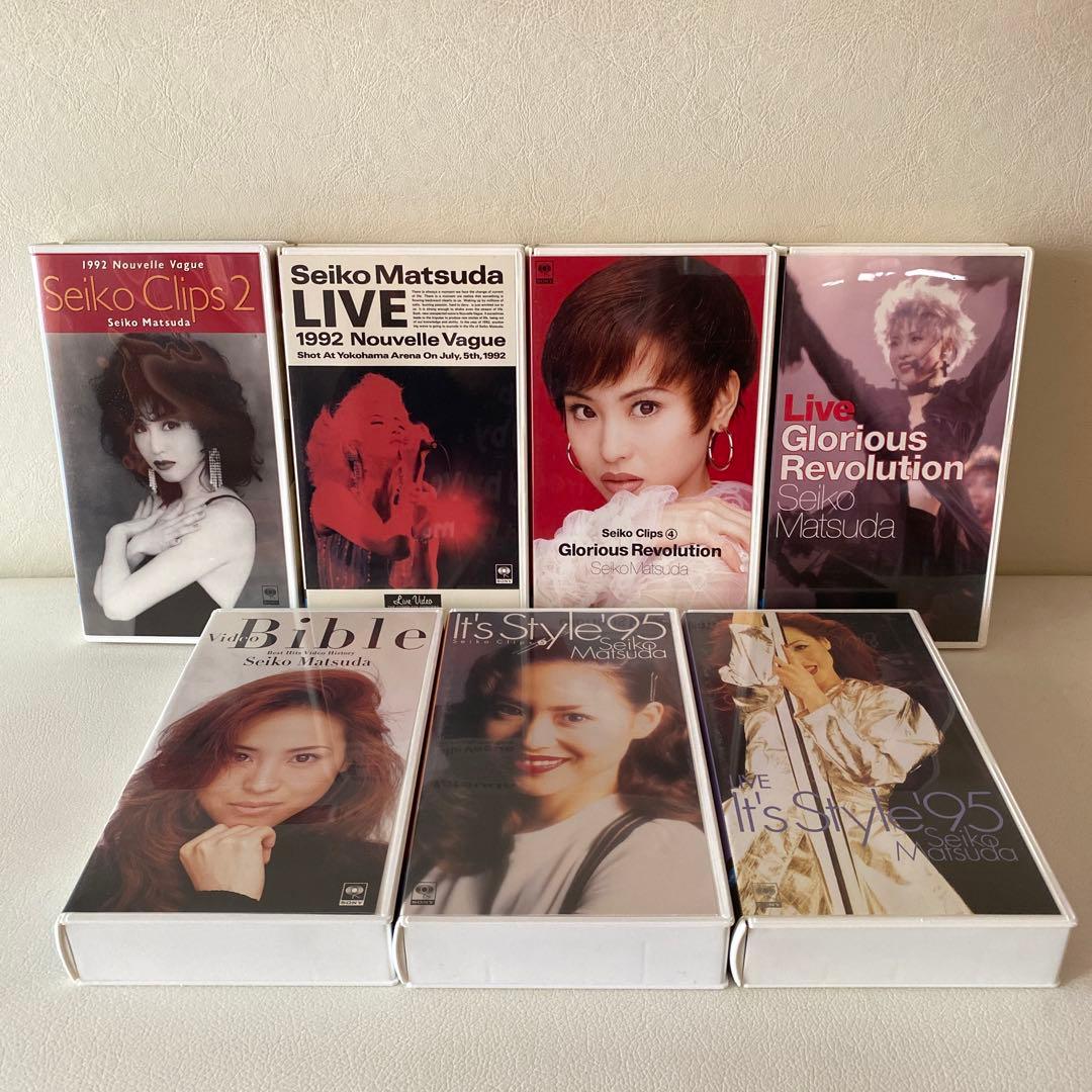 松田聖子　VHSミュージックビデオ　７本セット