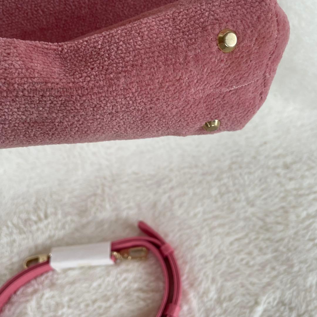 FEILER フェイラー ユニカラー トートバッグ ショルダーバック ピンク