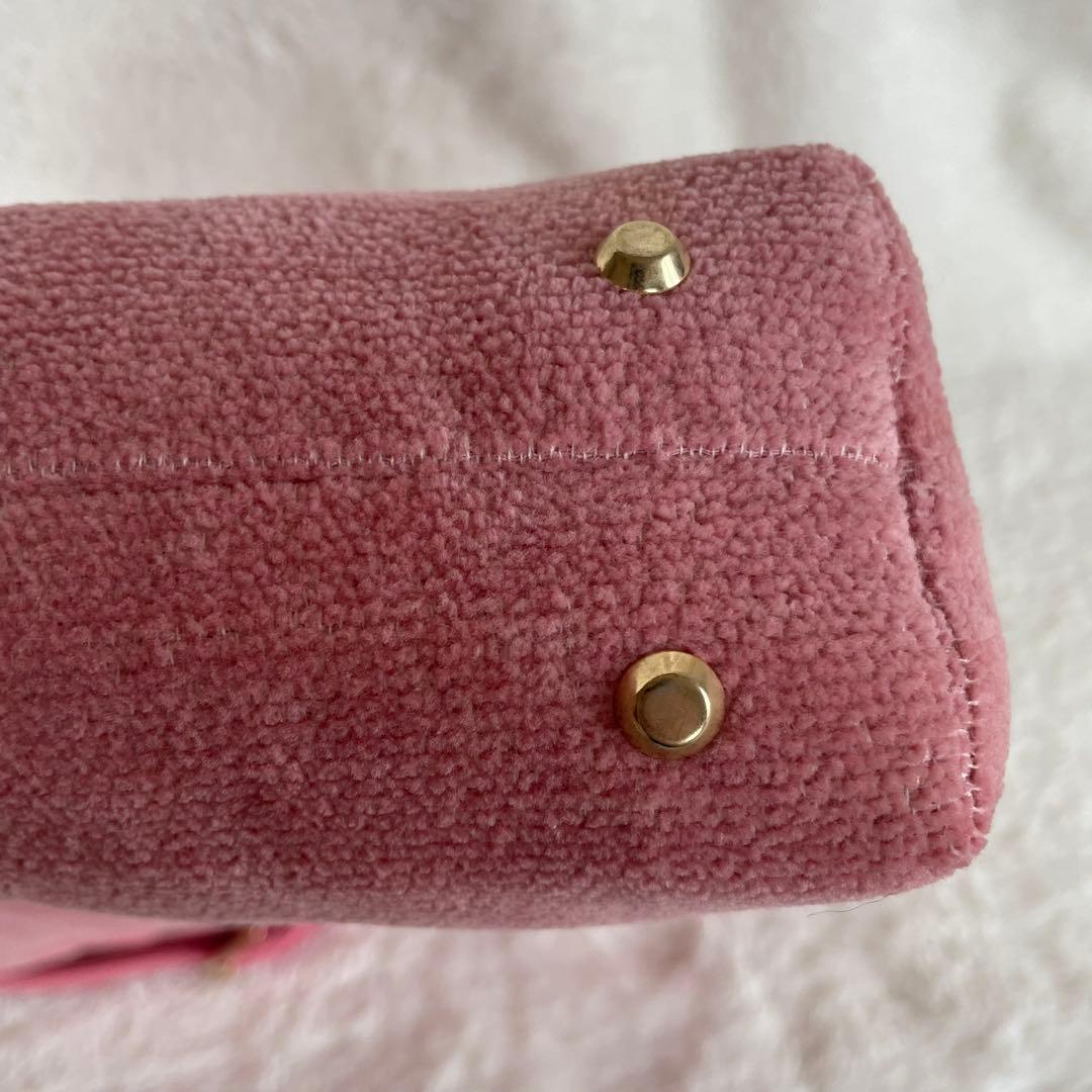 FEILER フェイラー ユニカラー トートバッグ ショルダーバック ピンク