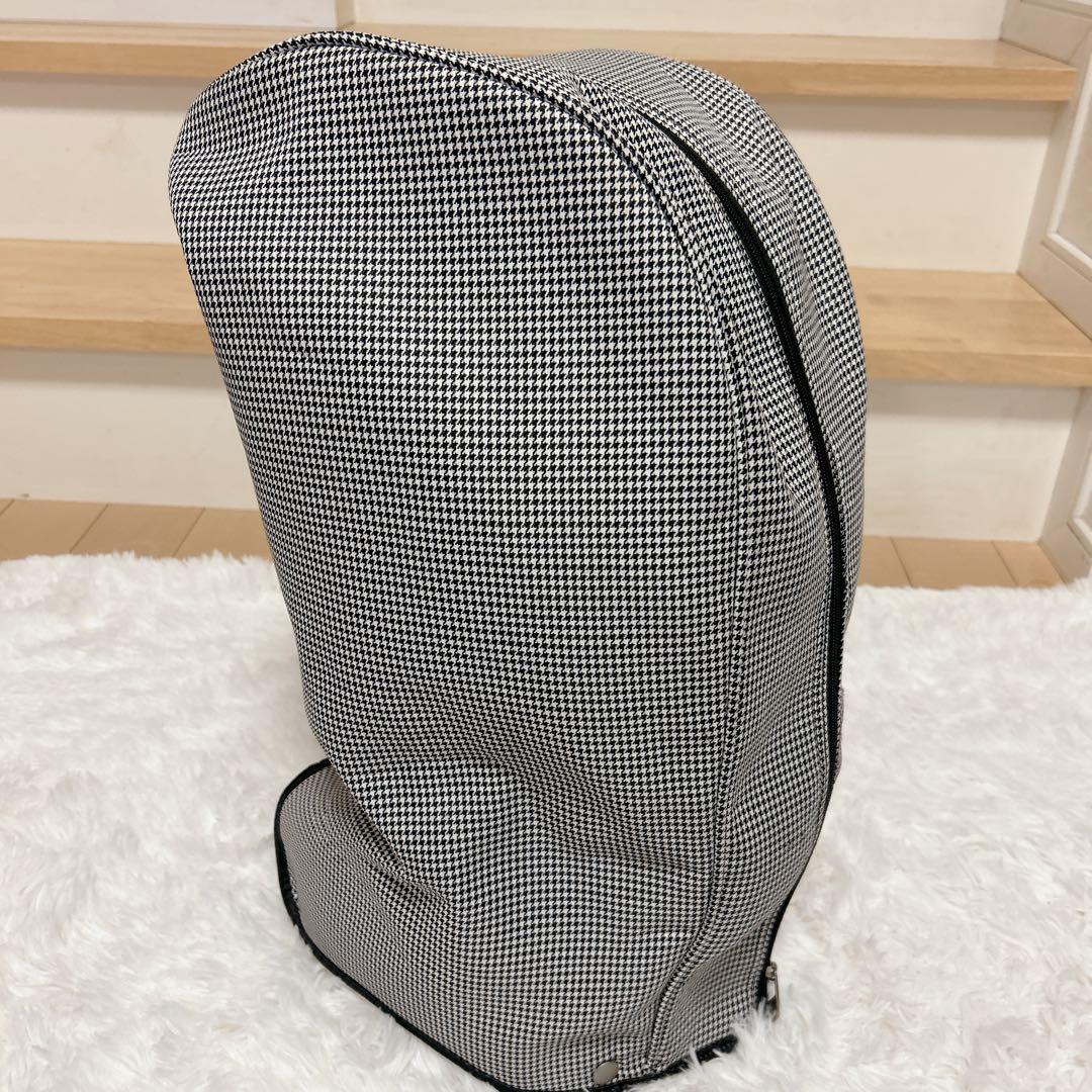 XXIOゼクシオ メンズ 大型キャディバッグ 千鳥格子柄 トラベルカバー付属