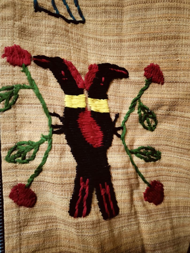 エスニック　ロングパーカー　ナカ族手刺繍衣類　注文商品　新品　タイ製