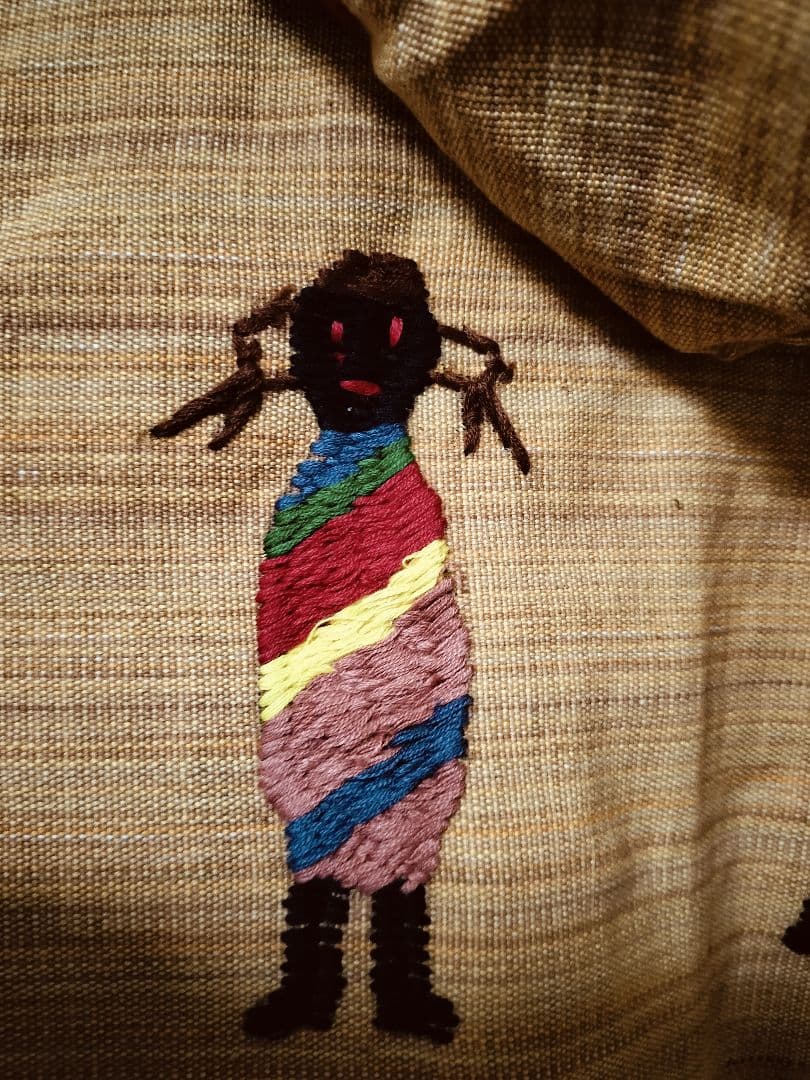 エスニック　ロングパーカー　ナカ族手刺繍衣類　注文商品　新品　タイ製